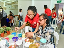 Outreach project by the volunteers