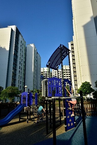 Various communal facilities, such as playgrounds and sheltered areas, are located in each precinct to foster strong community bonds
