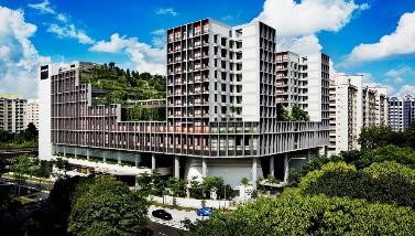 Front view of Kampung Admiralty