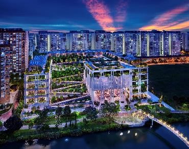 Aerial View of Oasis Terraces