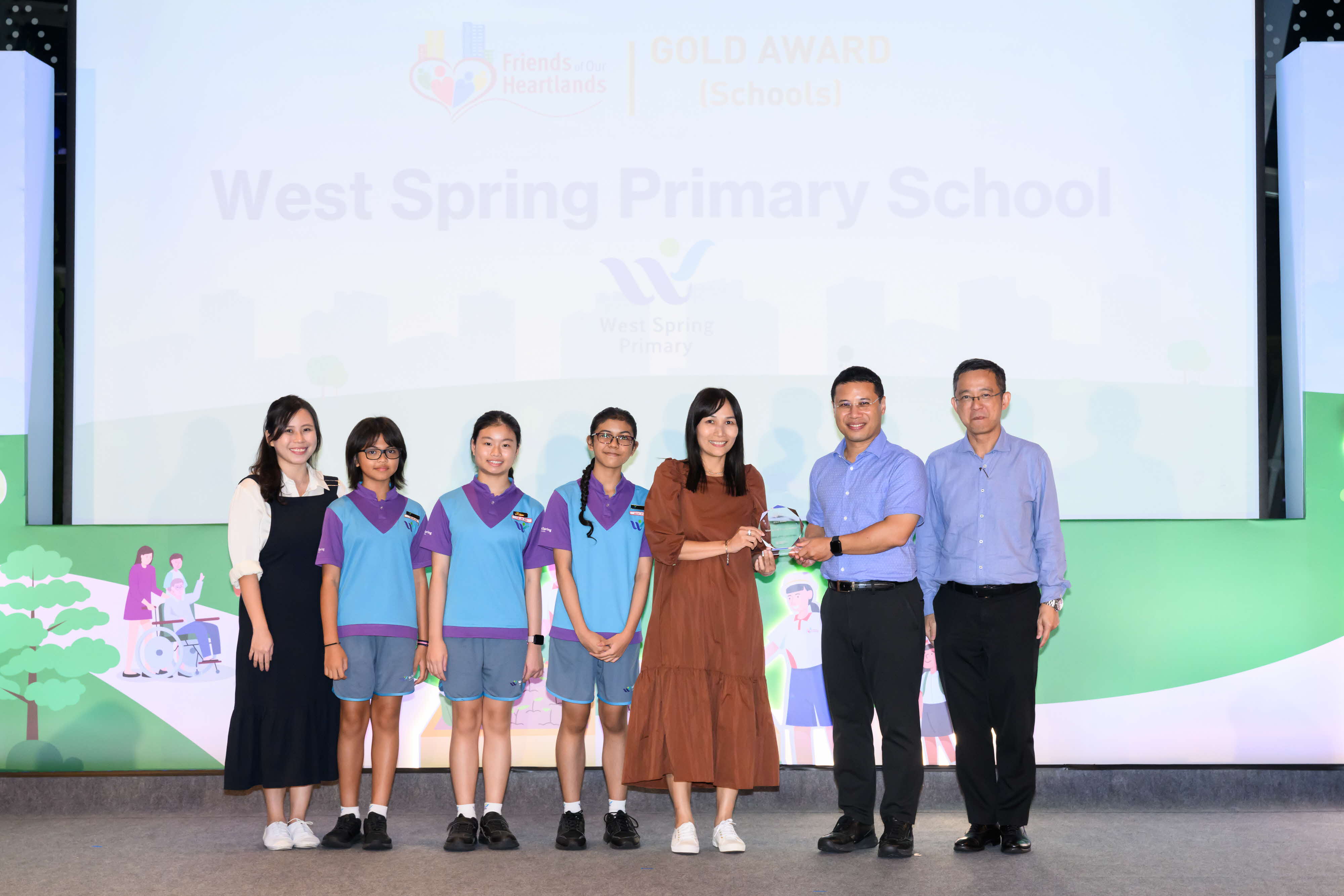 West Spring Primary School – Recipient of Friends of Our Heartlands Gold Award (School)