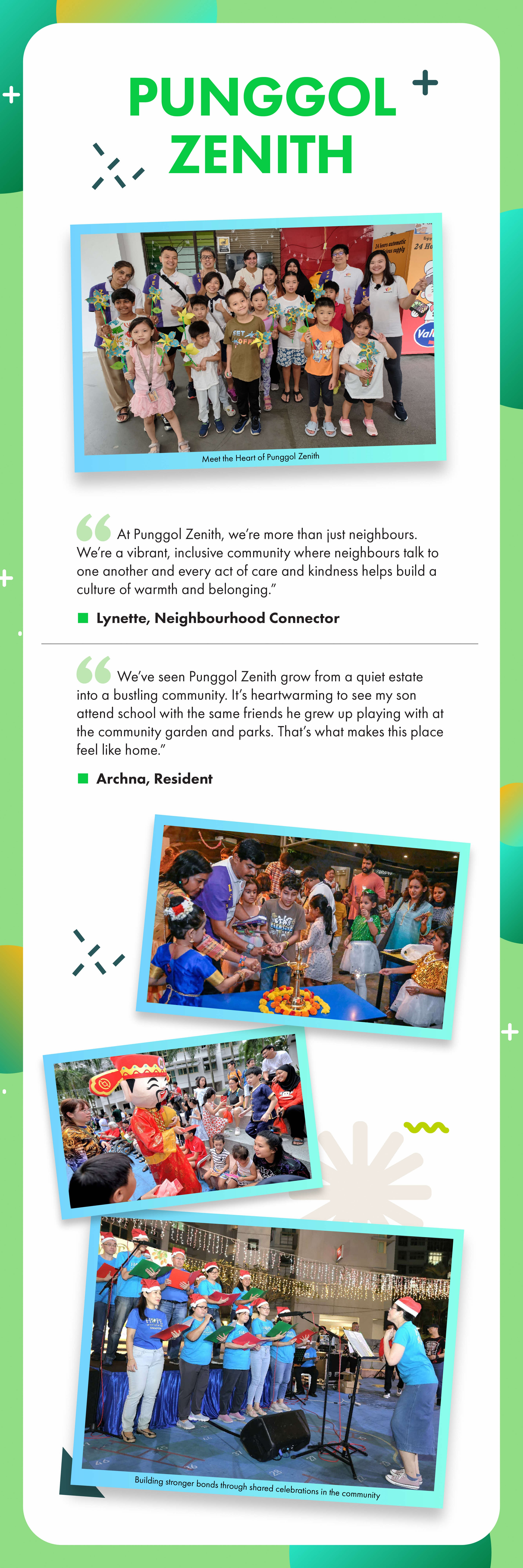 Infographic on the Punggol Zenith community