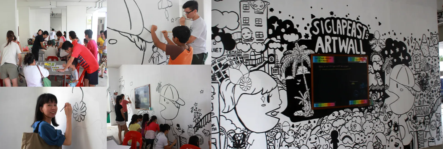 Community Participatory Projects Art Wall