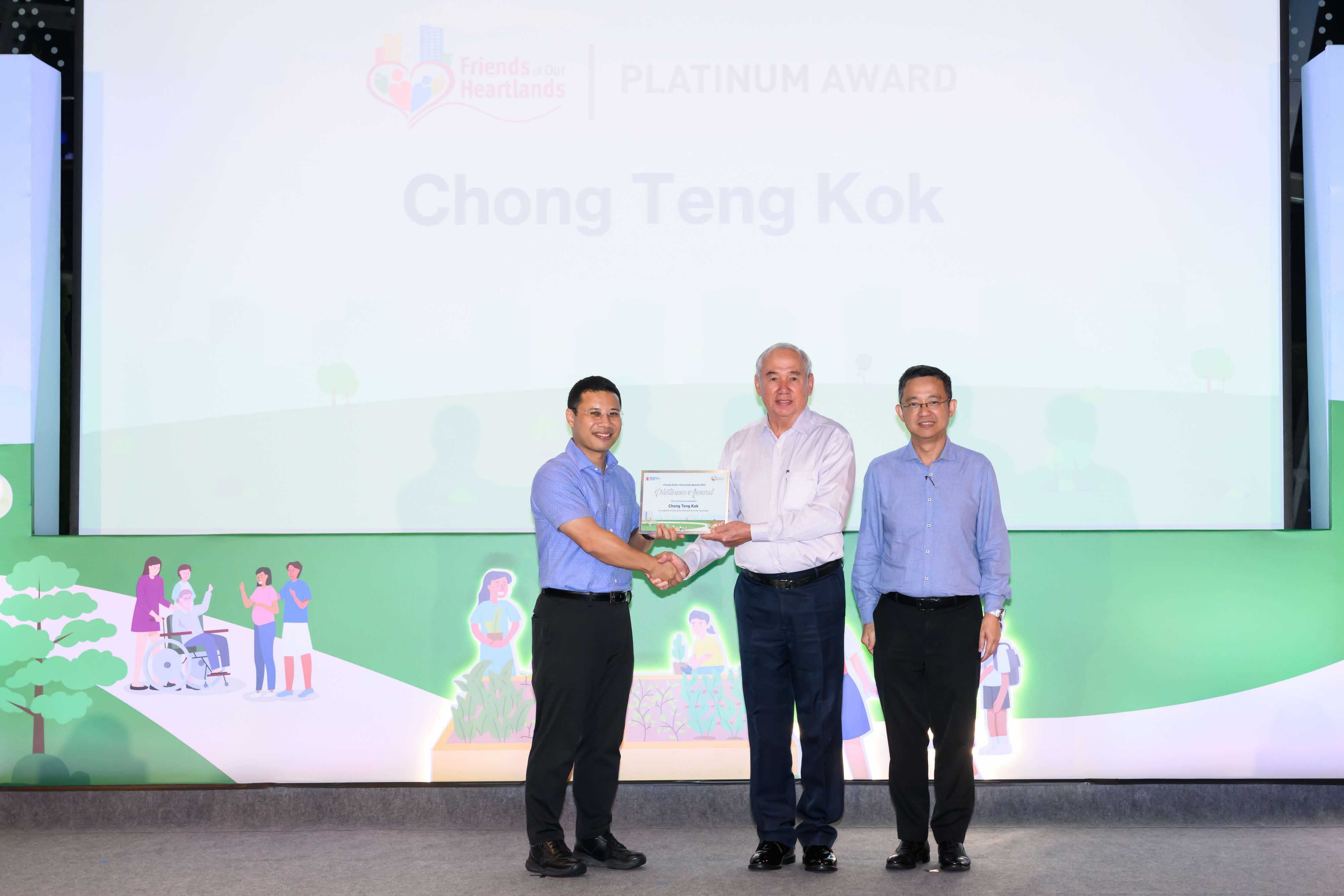 Chong Teng Kok – Recipient of Friends of Our Heartlands Platinum Award
