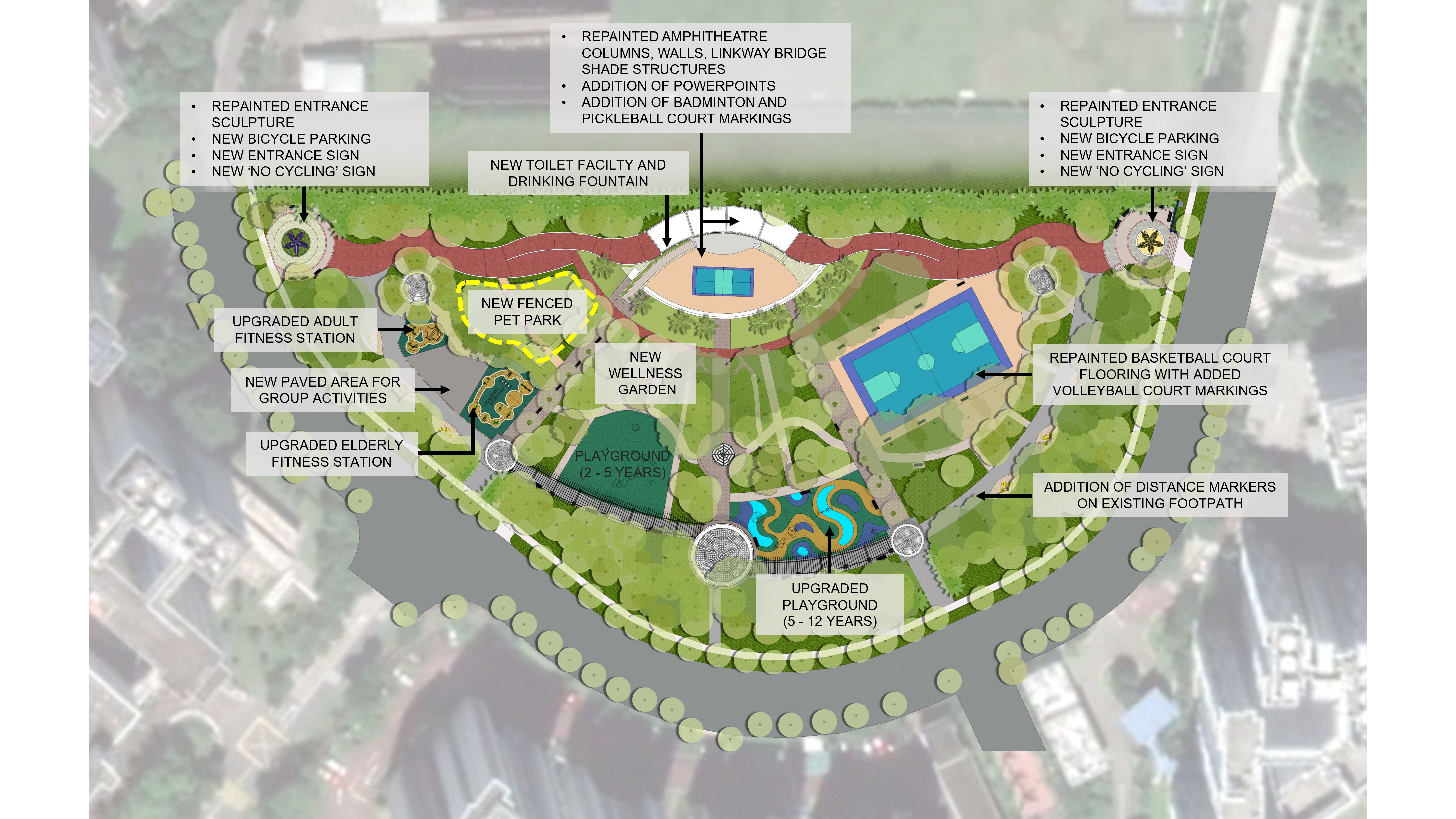 Improvement works for Woodlands Crescent Park