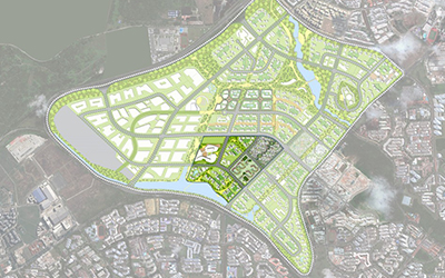 Ariel view of Garden District