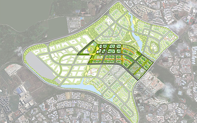 Aerial view of Park District